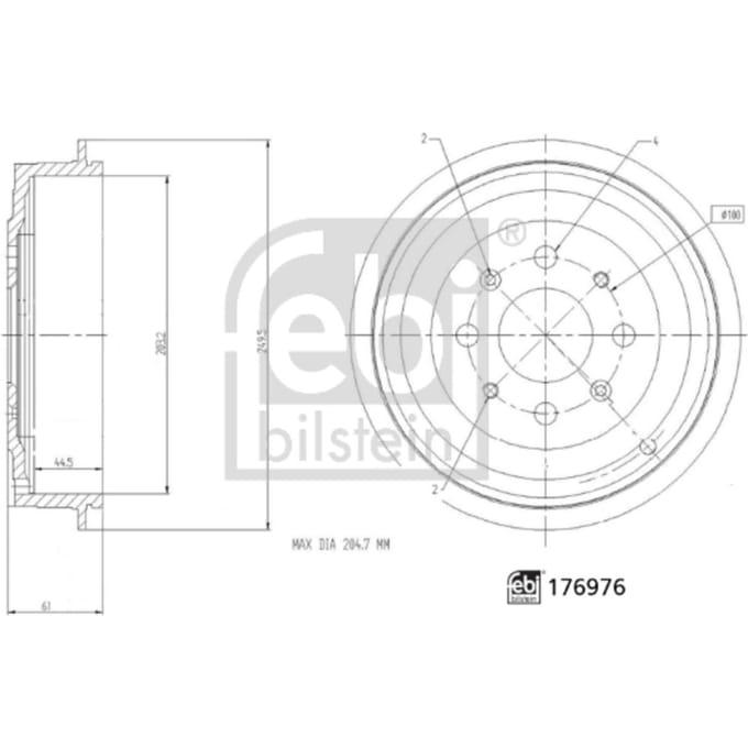 Remtrommel FEBI BILSTEIN 176976