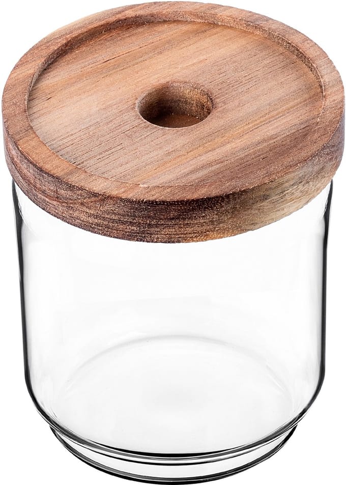 KADAX Glazen bak met deksel 450ml <10><1200>