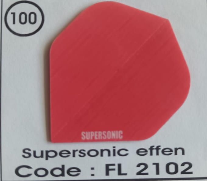 Dart Flights - 10 sets (30 stuks) - 100 micro - Supersonic - FL2102