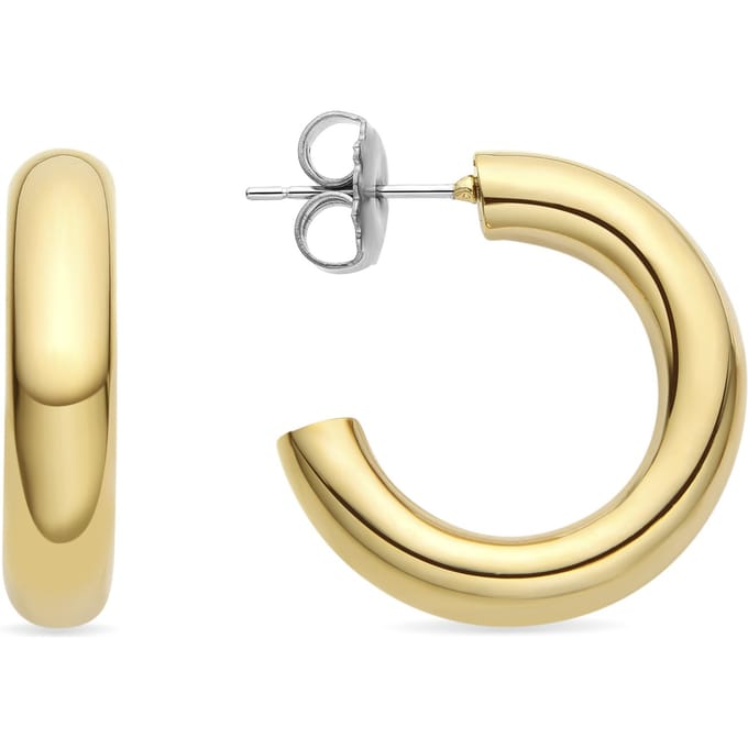 Luxenter Shiwa oorbellen afgewerkt met 18K geelgoud plating
