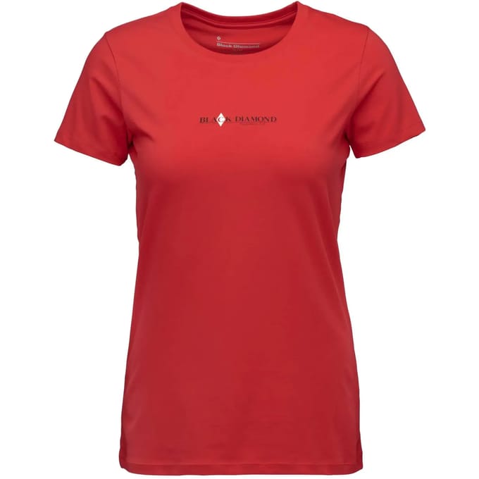 Dames-T-shirt Black Diamond Heritage Wordmark