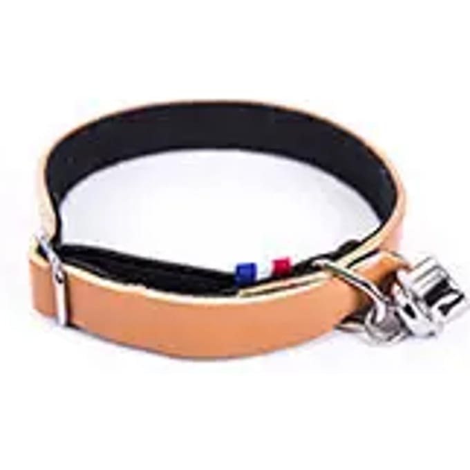 Kattenhalsband van viltleer Martin Sellier