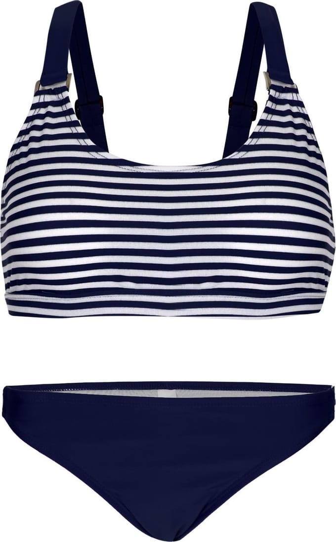Bikini classic style - Navy strepen 152-158