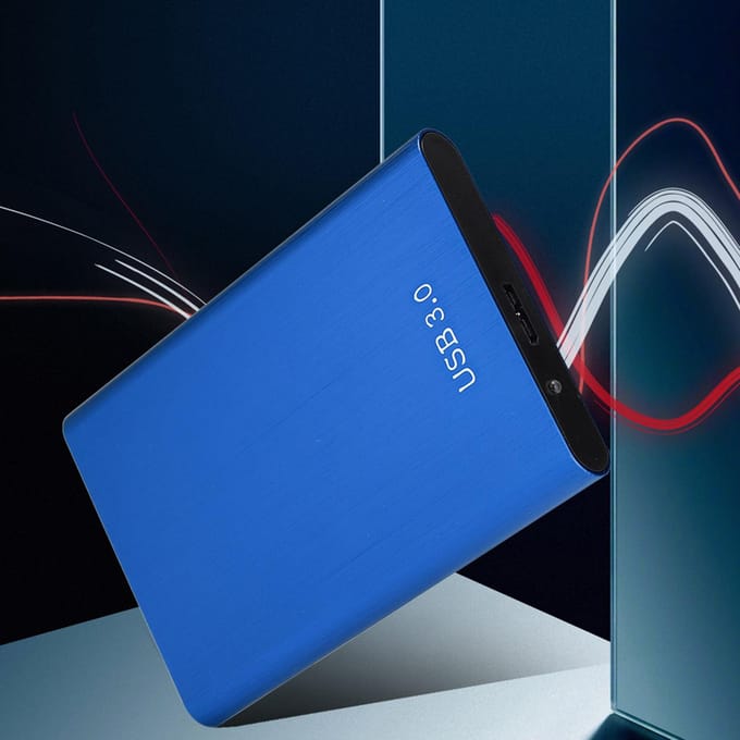 2.5-Inch SATA USB 3.0 Laptop 7-9.5MM Harde Schijf SSD Behuizing Externe Laptop Schijf Behuizing(Blauw) (Niet rood