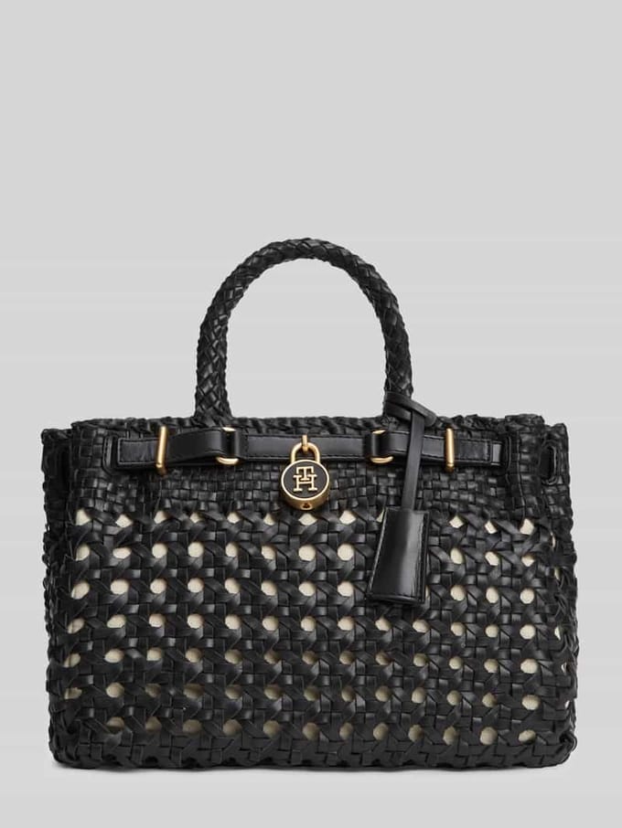 Handtas met echte buffelleer model 'AMERICAN ICON MINI TOTE'