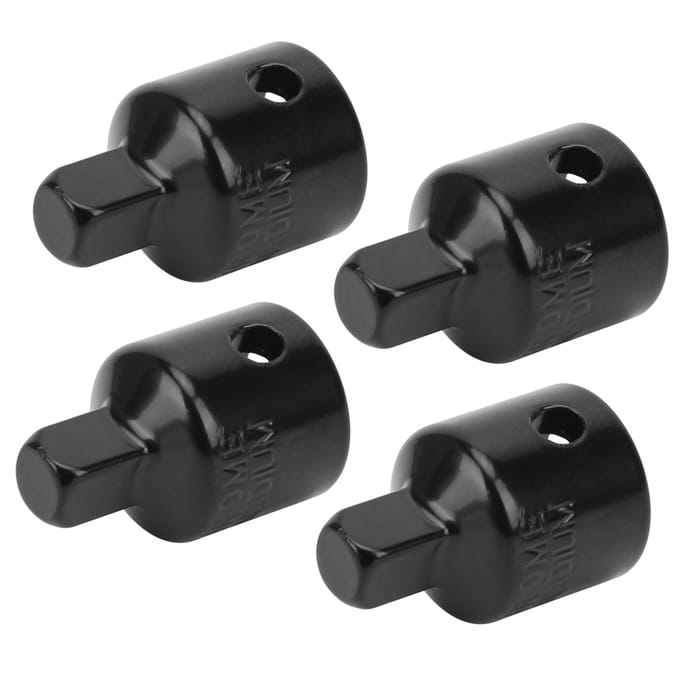 4 Stuks Dopadapter Ratelsleutel Conversiekop Reparatiegereedschap Hardware 38 M naar 14 S black