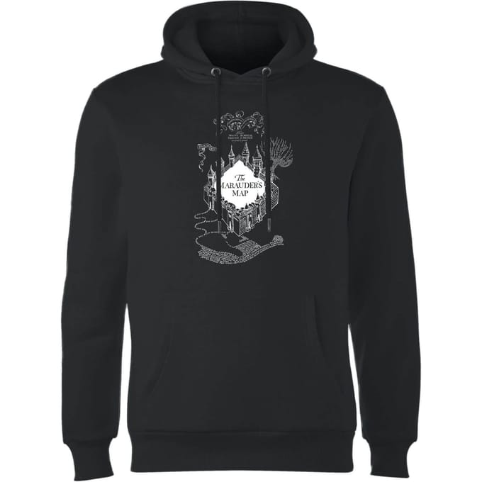 Harry Potter The Marauders Map Hoodie - Zwart - L
