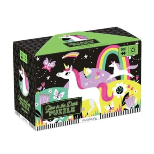 Unicorns Glow-In-The-Dark Puzzle - Allison Black