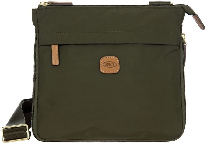 BRIC'S Schoudertas X-Collection Expandable Shoulderbag Olive Donkergroen