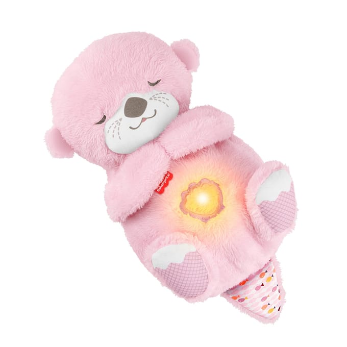 Fisher-Price Bedtijd Otter - Roze pluchen babyspeelgoed