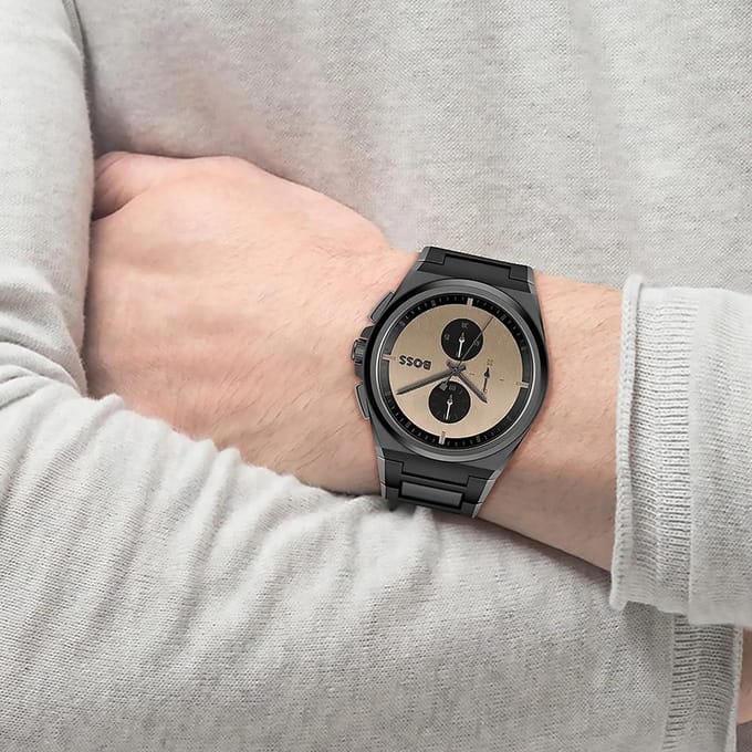BOSS HB1514043 STEER CHRONO Heren Horloge