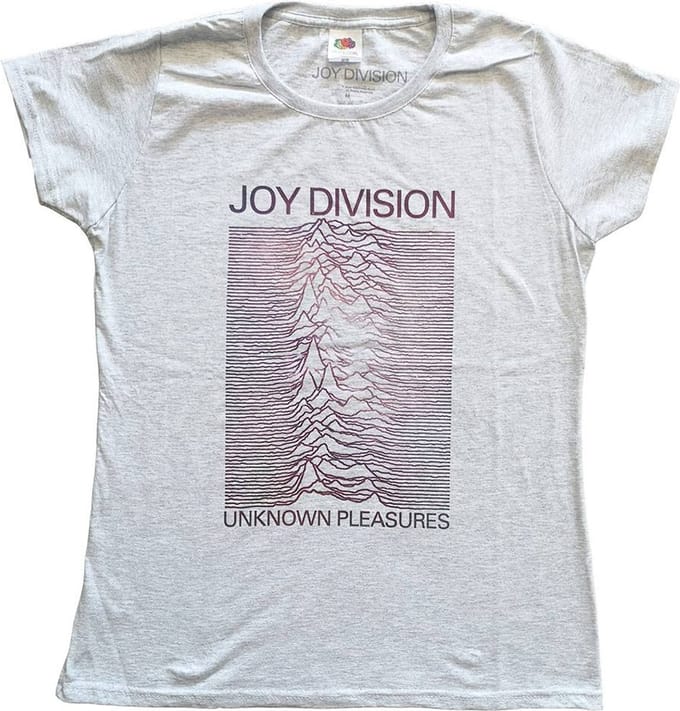 Joy Division Dames Tshirt -M- Space Lady Grijs
