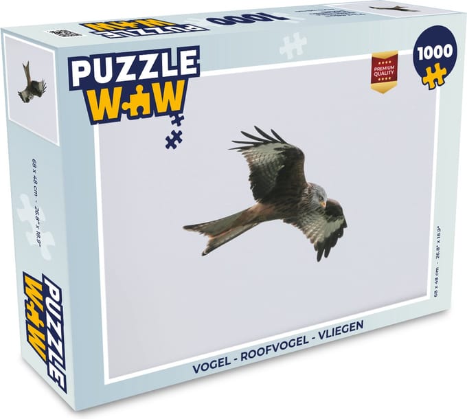 Puzzel Vogel - Roofvogel - Vliegen - Legpuzzel - Puzzel 1000 stukjes volwassenen