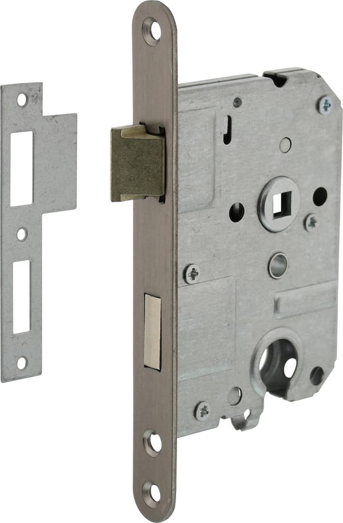 Intersteel Woningbouw cilinder dag- en nachtslot 55 mm rvs geborsteld