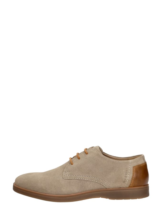 Bugatti Lewis Veterschoenen beige Suede - Maat 45