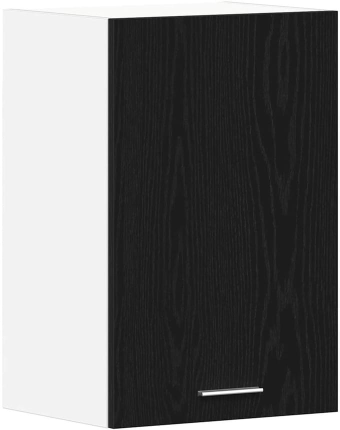 vidaXL - Hangkast - Zwart - Eiken - 40x31x60 - cm - Geengineerd - Hout