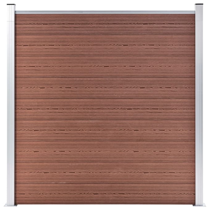 vidaXL - Schutting - 1564x186 - cm - HKC - bruin