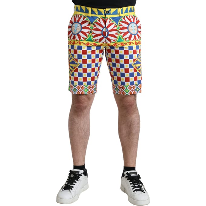 Geprinte Katoenen Shorts