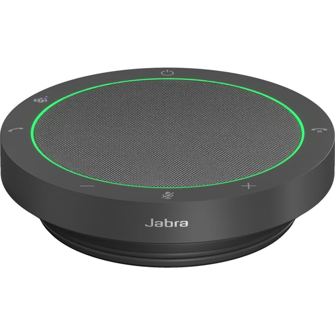 Jabra Speak2 40 handsfree vergaderoplossing, MS-team geoptimaliseerd, 4 microfoons, noise cancelling, bedraad, USB-C/ -A-aansluiting, donkergrijs