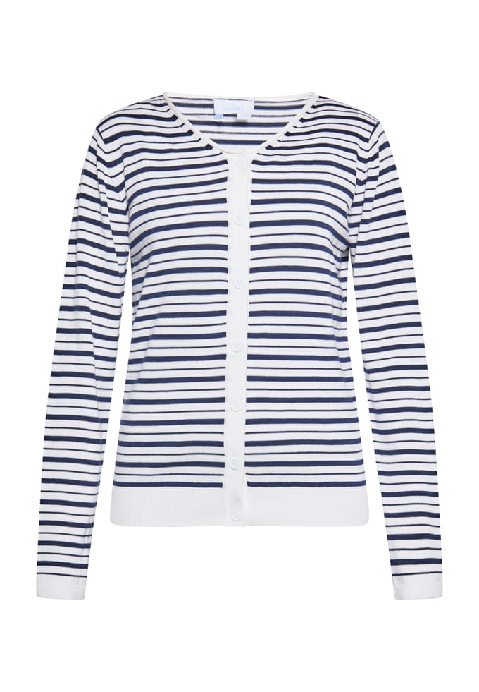 usha Vest Dames wit + marine