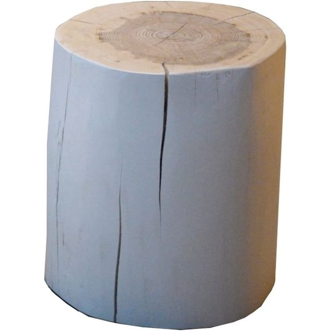 Jan Kurtz - Block Kruk hoekig - 29 x 40 x 29 cm - Essen - bruin