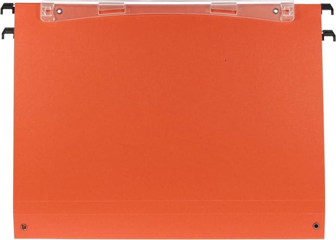 Esselte Orgarex Kori Verticale Hangmap - met Koppelsysteem - 30mm Bodem - 50 Stuks - Oranje