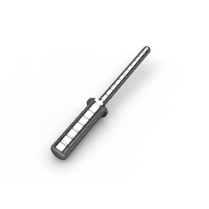 Stalen dunne rvs dildo staaf