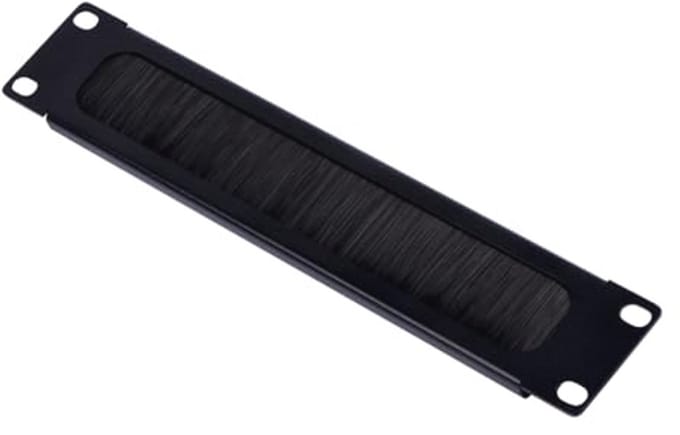 10 inch Kabeldoorvoer Paneel voor Serverrek - Brush Cable Manager