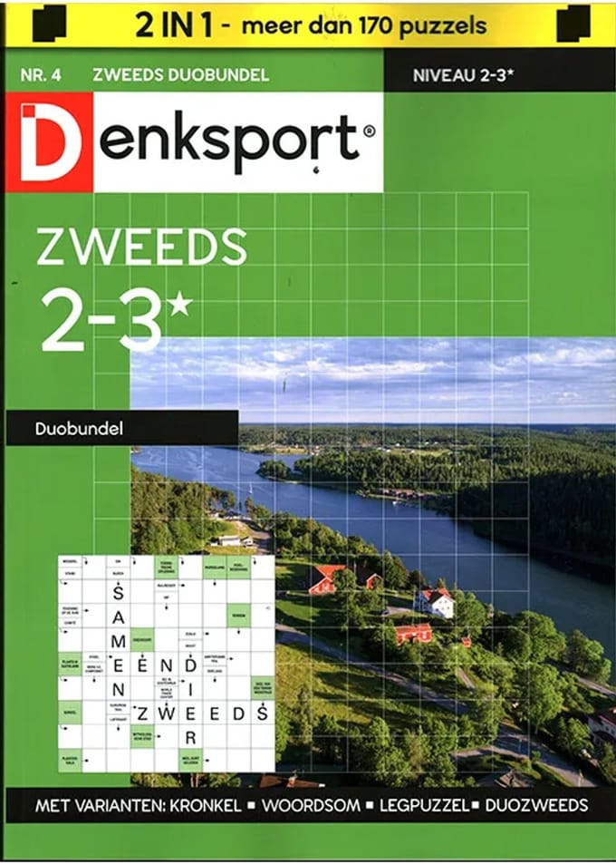 Denksport Zweeds Vakantieboek Duobundel - 2-3* 04 2026