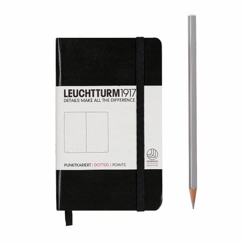 Leuchtturm1917 Notitieboek - Pocket - Puntjes - Zwart