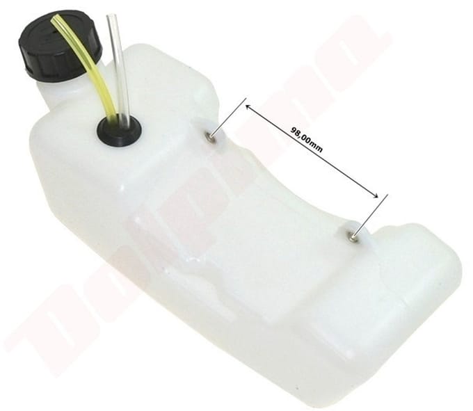 Benzinetank voor Chinese Bosmaaier 43cc ( KF01058BA ) Merk : BPC Parts