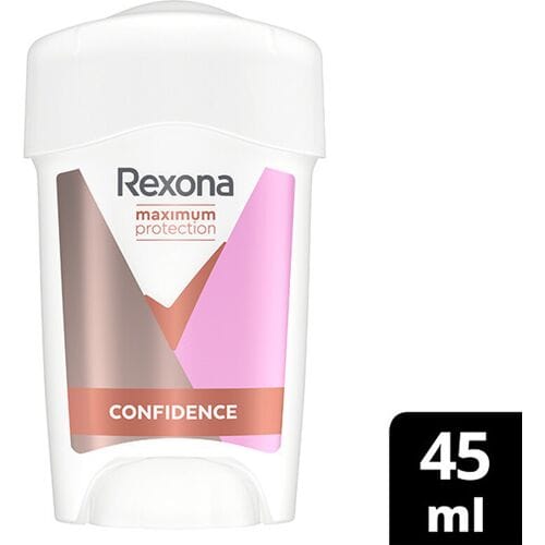 Rexona antitranspirant deodorantstick voor dames, Confidence, maximale bescherming - 45 ml
