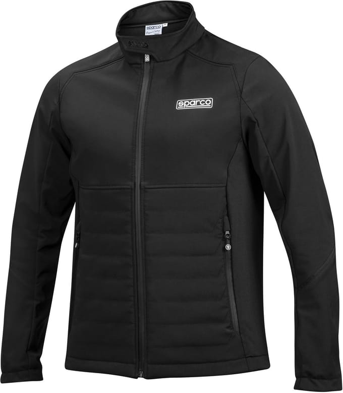 Sparco Softshell Jas - Zwart — M