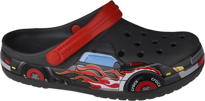 Crocs Fun Lab Truck Band Clog 207074-0DA, Kinderen, Grijs, slippers, maat: 19/20 EU