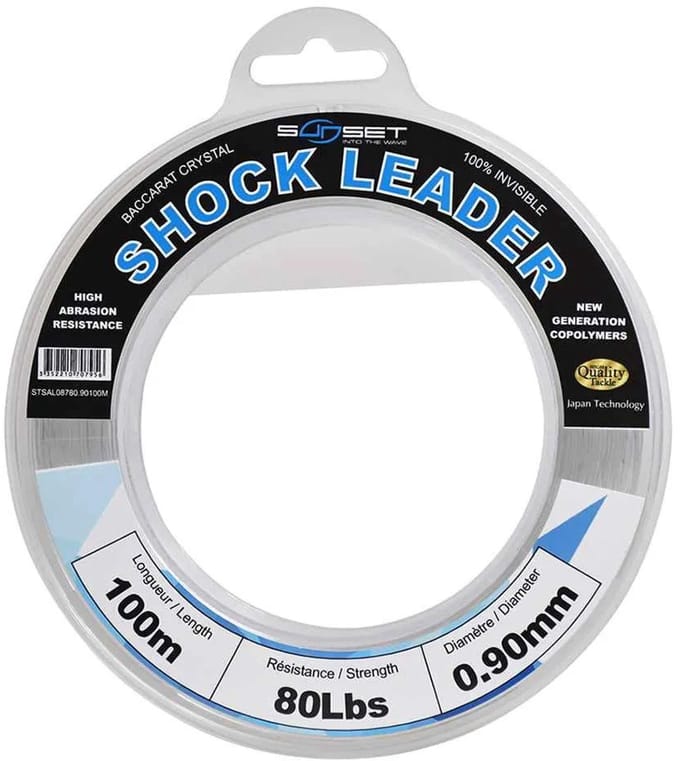 Sunset Rs Competition Shock Leader Baccarat Crystal 100 M Monofilament Transparant 0.900 mm