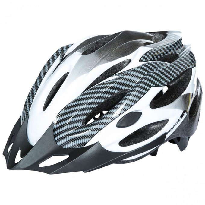 Trespass Volwassenen Unisex Crankster Fietshelm (Wit)