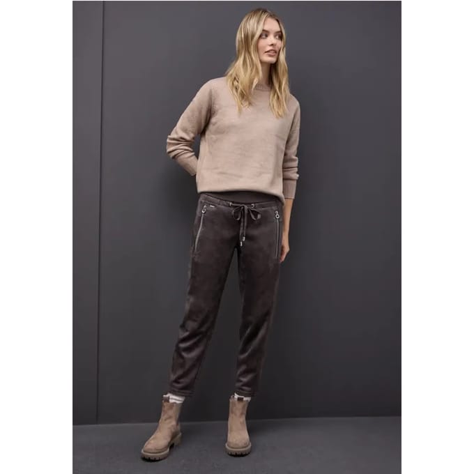 Loose Fit velours broek
