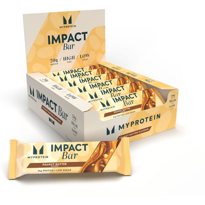 Impact Protein Bar - 12 x 64g - Pindakaas