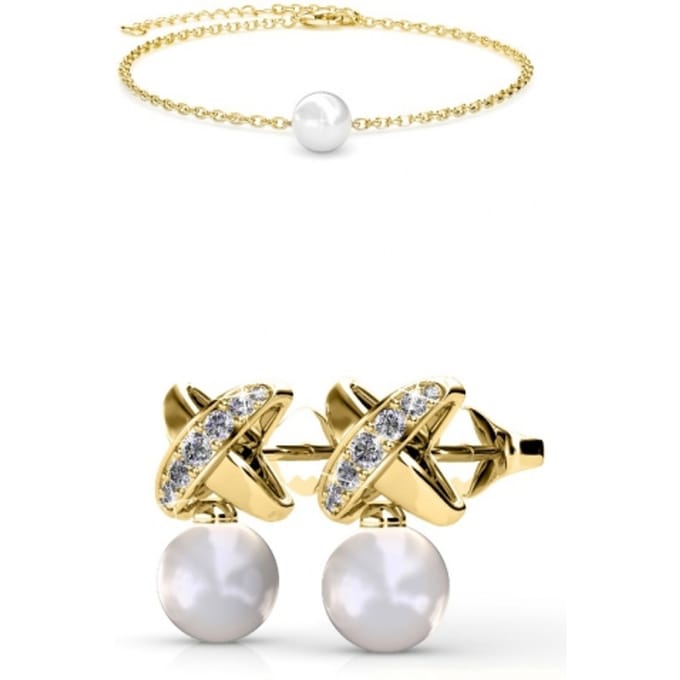 Chris Pearl Kristallen set en doos - Kristal