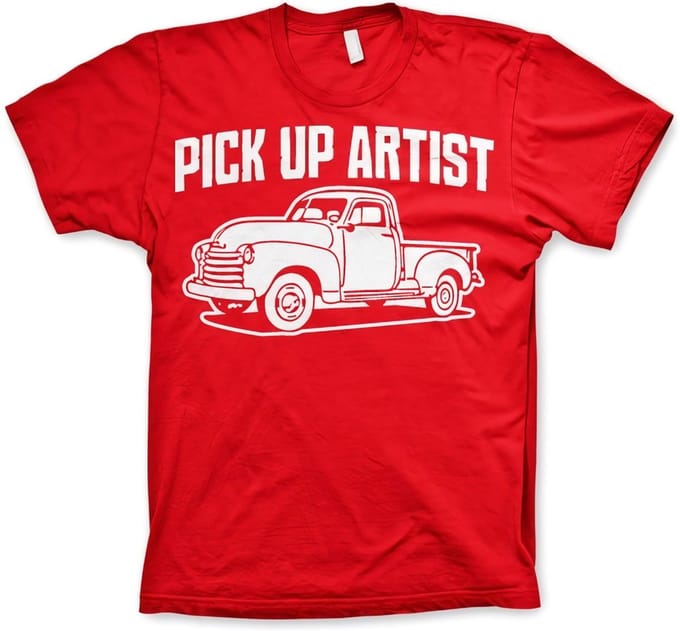 Hybris Pick-up Artist T-shirt rood