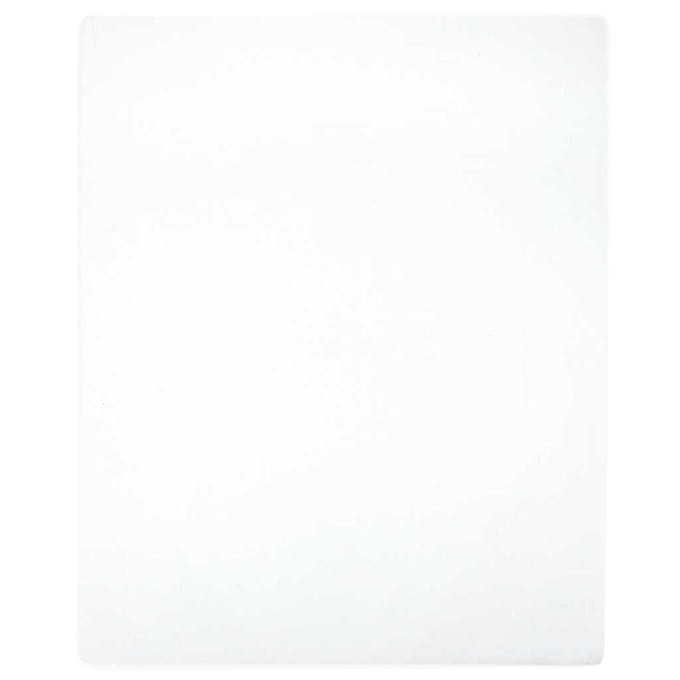 vidaXL - Hoeslaken - jersey - 160x200 - cm - katoen - wit