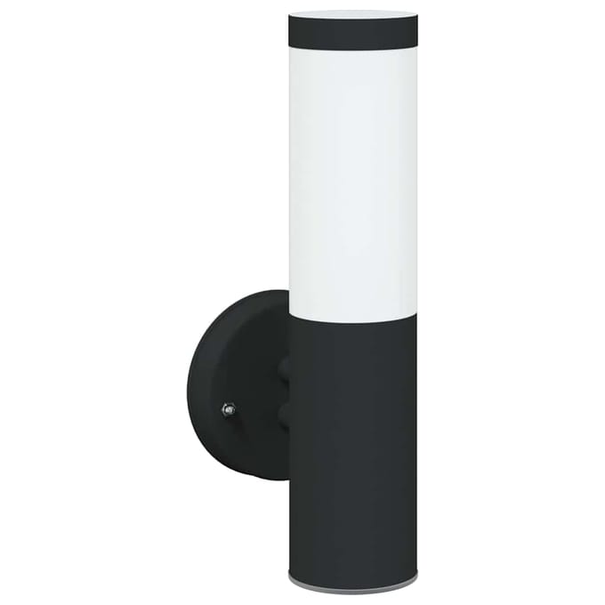 vidaXL Buiten Wandlamp Zwart 15 x 7,5 x 33 cm