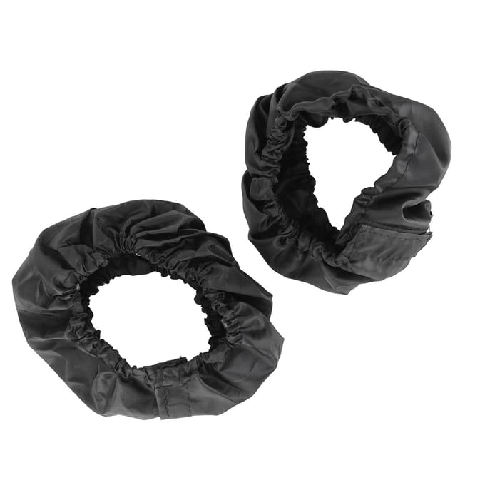 2 Stuks Kinderwagen Wieldop Oxford Doek Stofdicht Baby Buggy Bandbeschermer Type 2 black