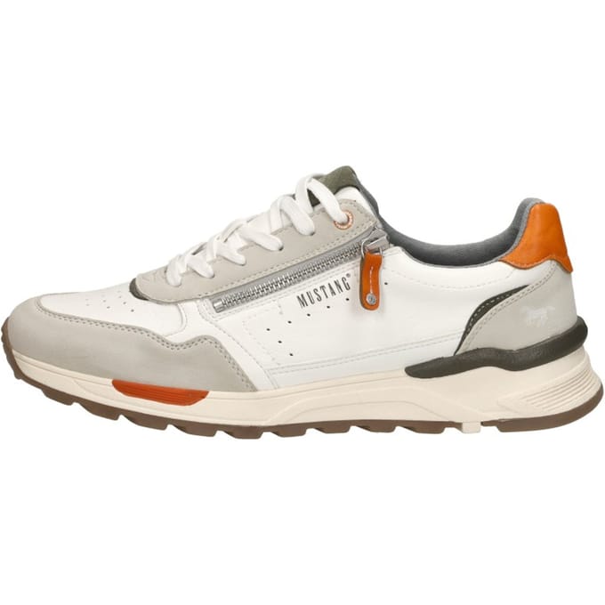 Mustang Sneakers wit Leer - Maat 47