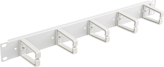 Lanberg - Wartelpaneel voor rackkast 19" wit met 5 ringen 1U Lanberg AK-1202-S