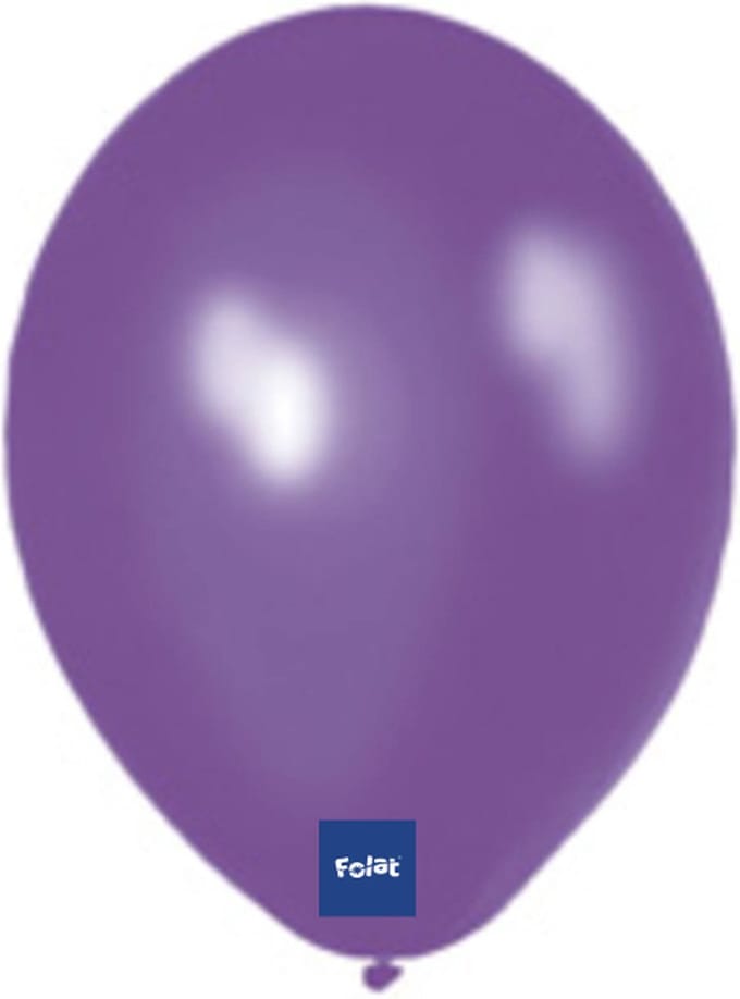 Paarse Metallic Ballonnen 30cm - 10 stuks