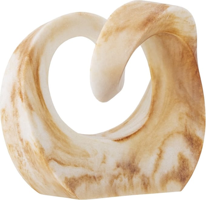 Bloomingville Ornament Swirl oranje 18cm