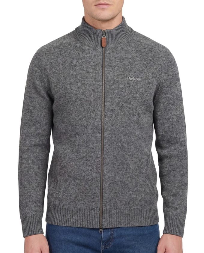 Barbour vest grijs