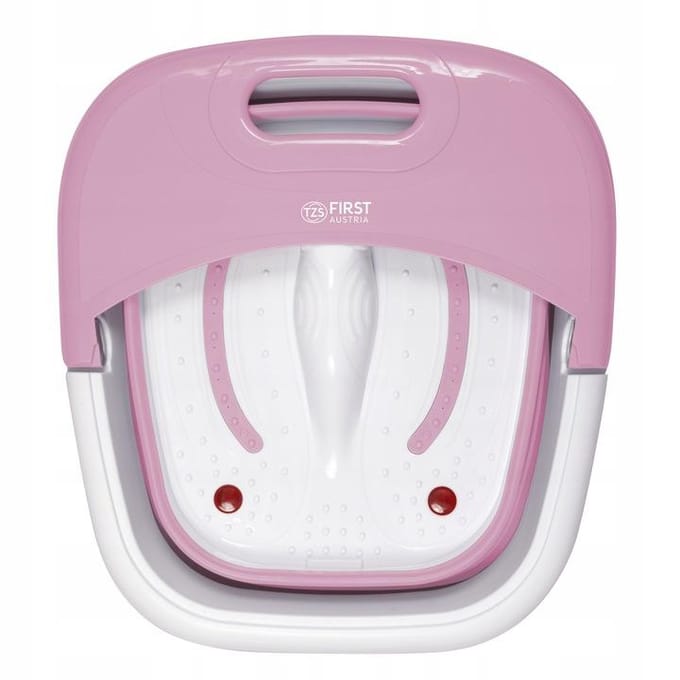 TZS First Austria Voetenbad Inklapbaar - 450W - Met Massage - Voetmassage apparaat - 45 °C - Roze