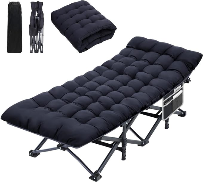Lexium Veldbed - Kampeerbed - Veldbedden - Veldbed Kamperen - Kampeermatras